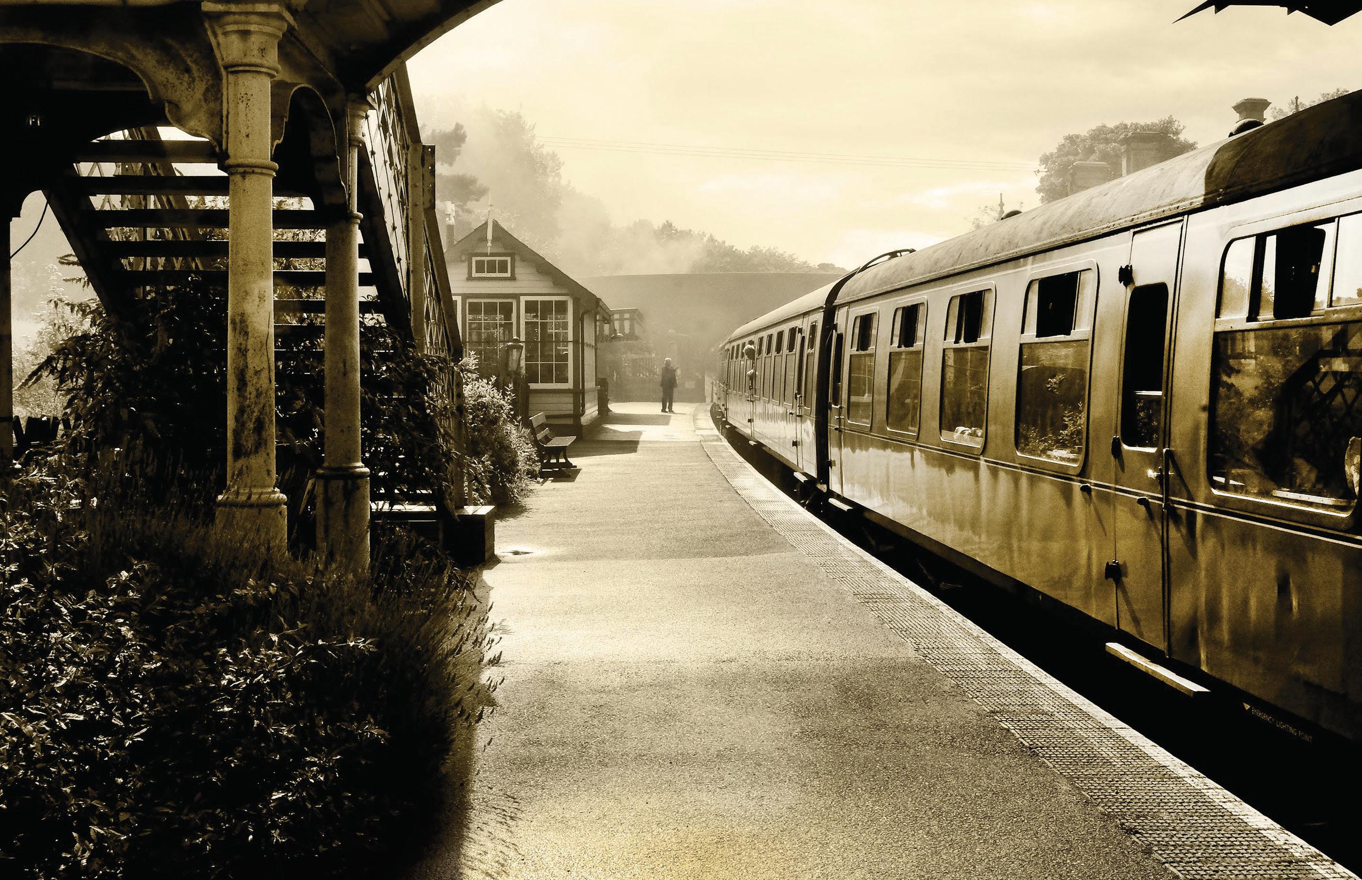 The old RAILWAY STATION