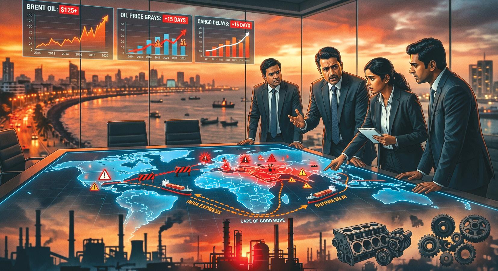 INDIA INC FEELS THE HEAT OF WEST ASIA DISRUPTIONS