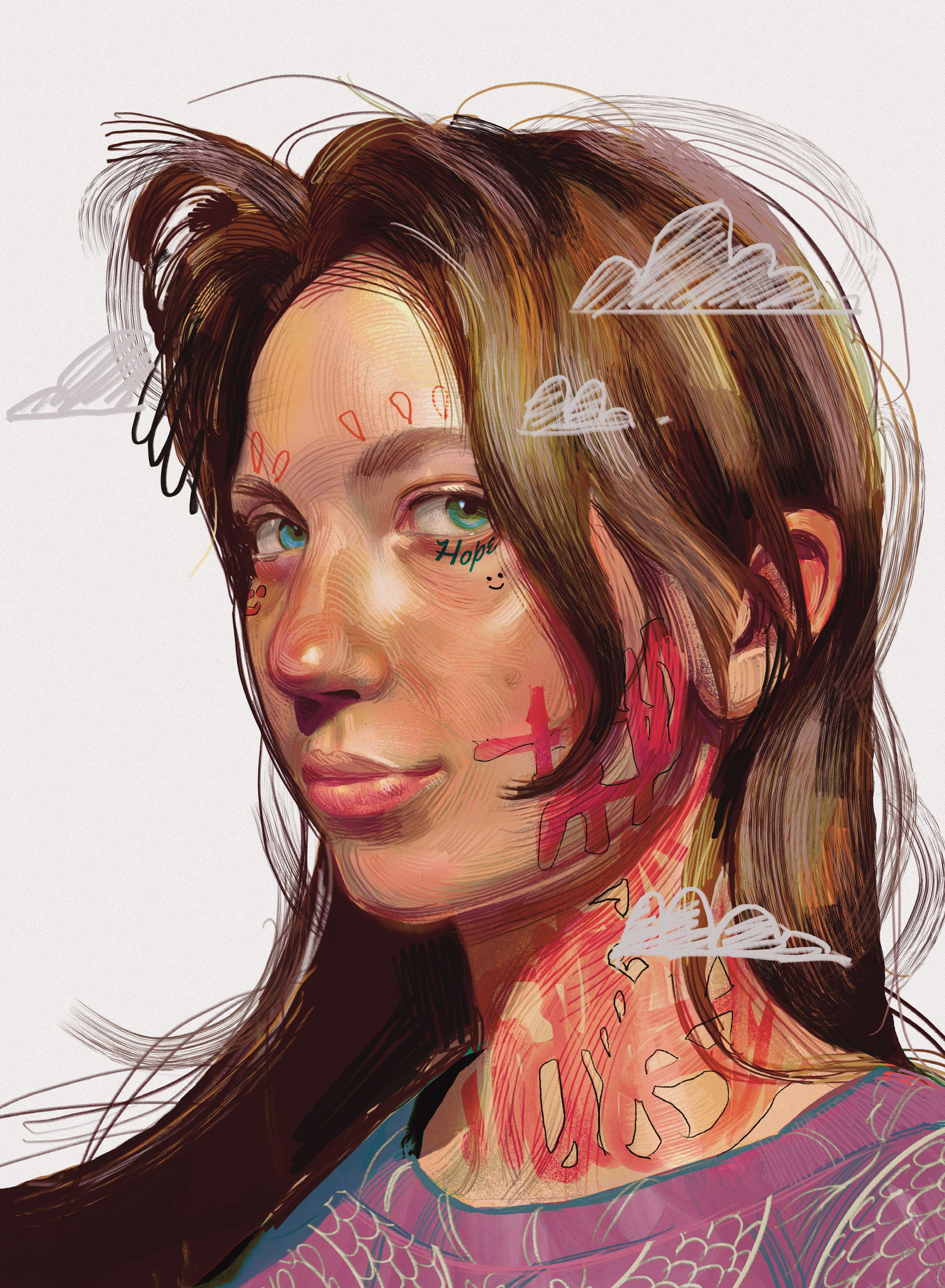 PAINT PORTRAITS WITH URBAN STYLE