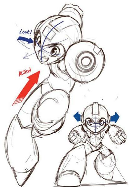 DRAW AN EXCITING MEGA MAN COVER
