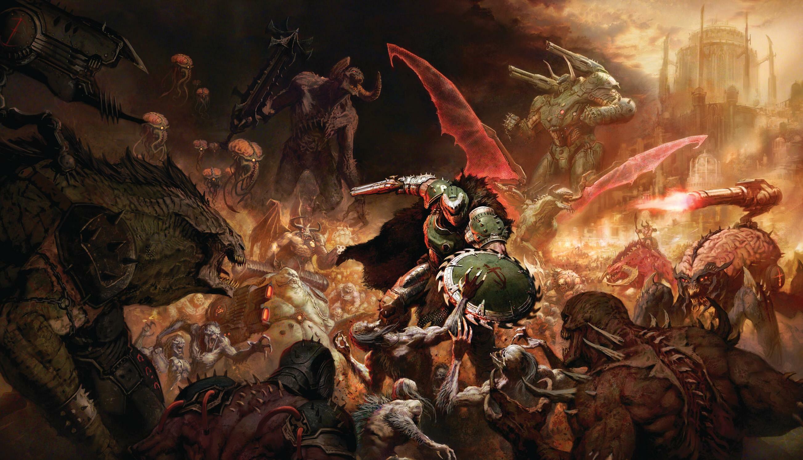 CREATE A DEMONIC VIDEO GAME COVER