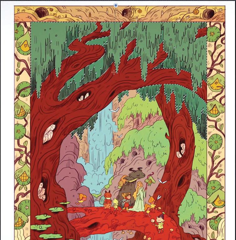 Forest Fantasy Illustration in Procreate & Photoshop