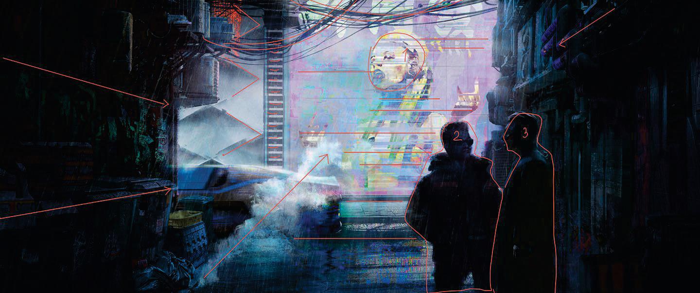 CONCEPT A MOODY CYBERPUNK SCENE