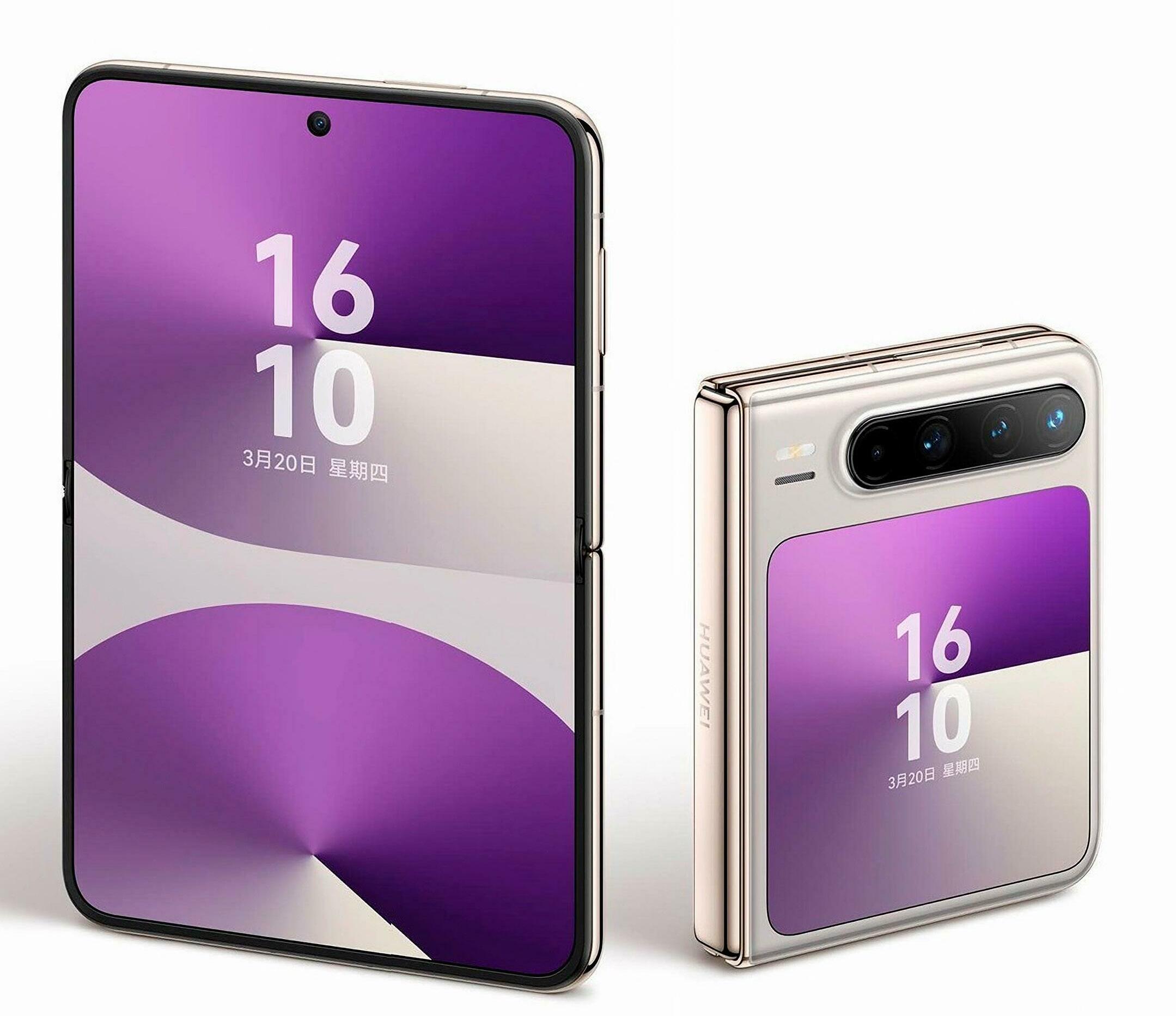 NEW HUAWEI FOLDABLE ECHOES DESIGN OF APPLE'S RUMORED IPHONE FOLD