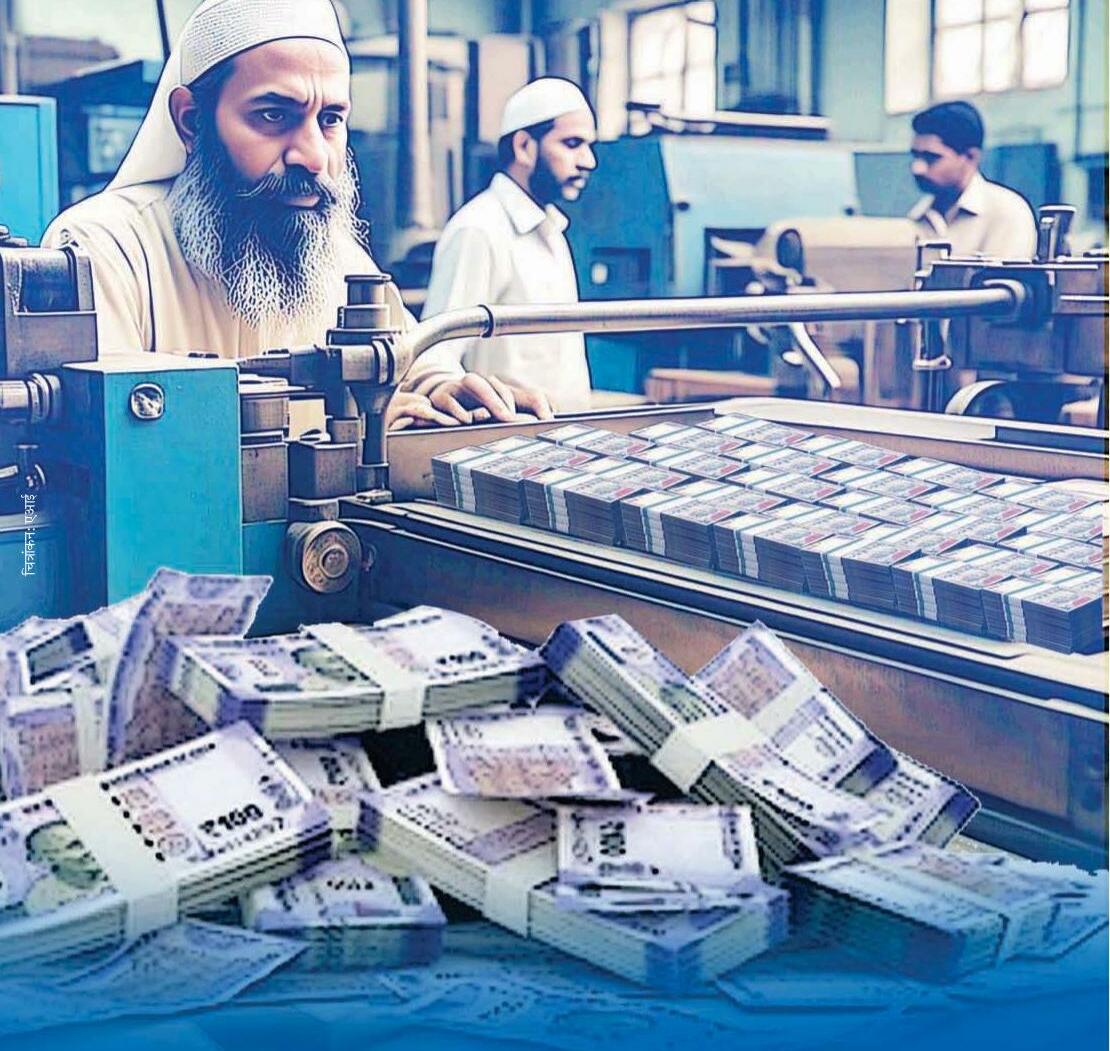 5 बीवियों वाला नूरी बाबा मदरसे में छापता नकली नोट