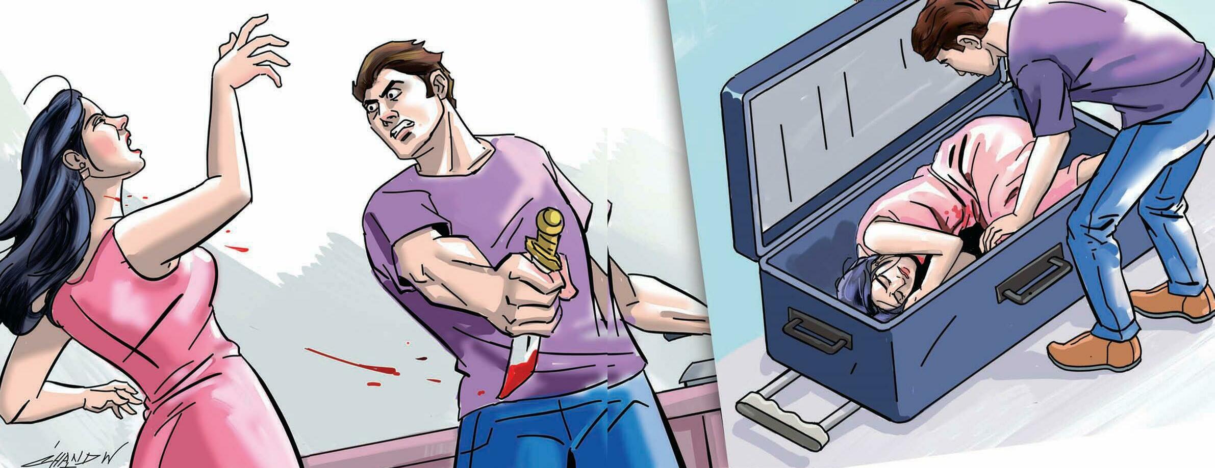 सूटकेस में पैक जिंदा गौरी