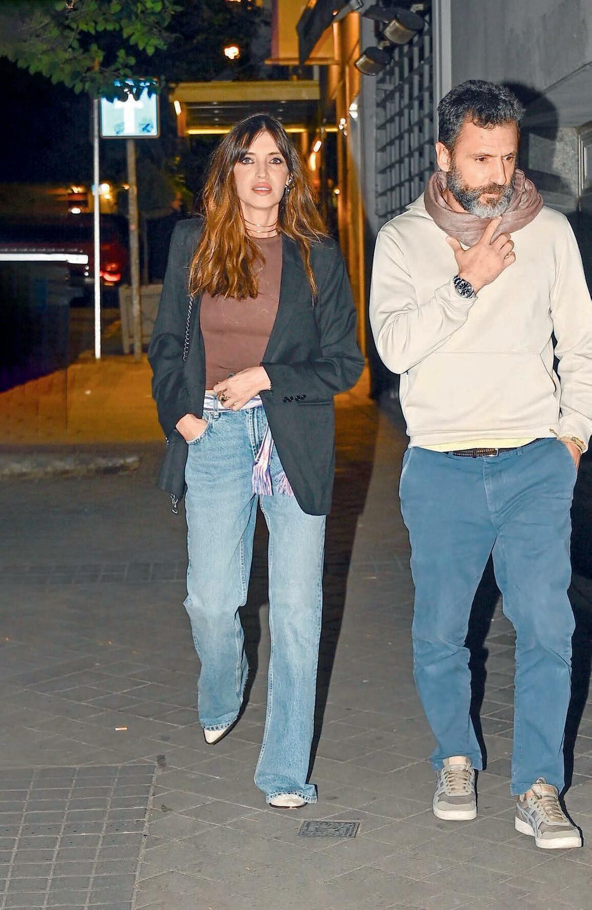 Sara Carbonerodisfruta de una cita con su novio