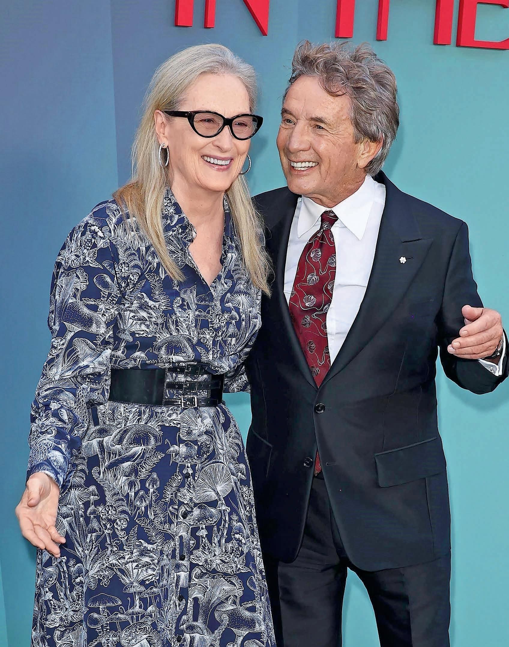 Meryl Streep y Martin Short, inesperada historia de amor en la madurez