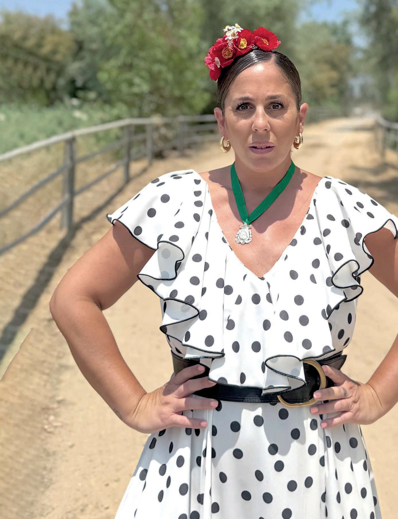 Anabel Pantoja, una peregrina más en El Rocío