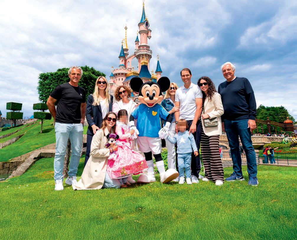 Rafa Nadal se divierte en familia
