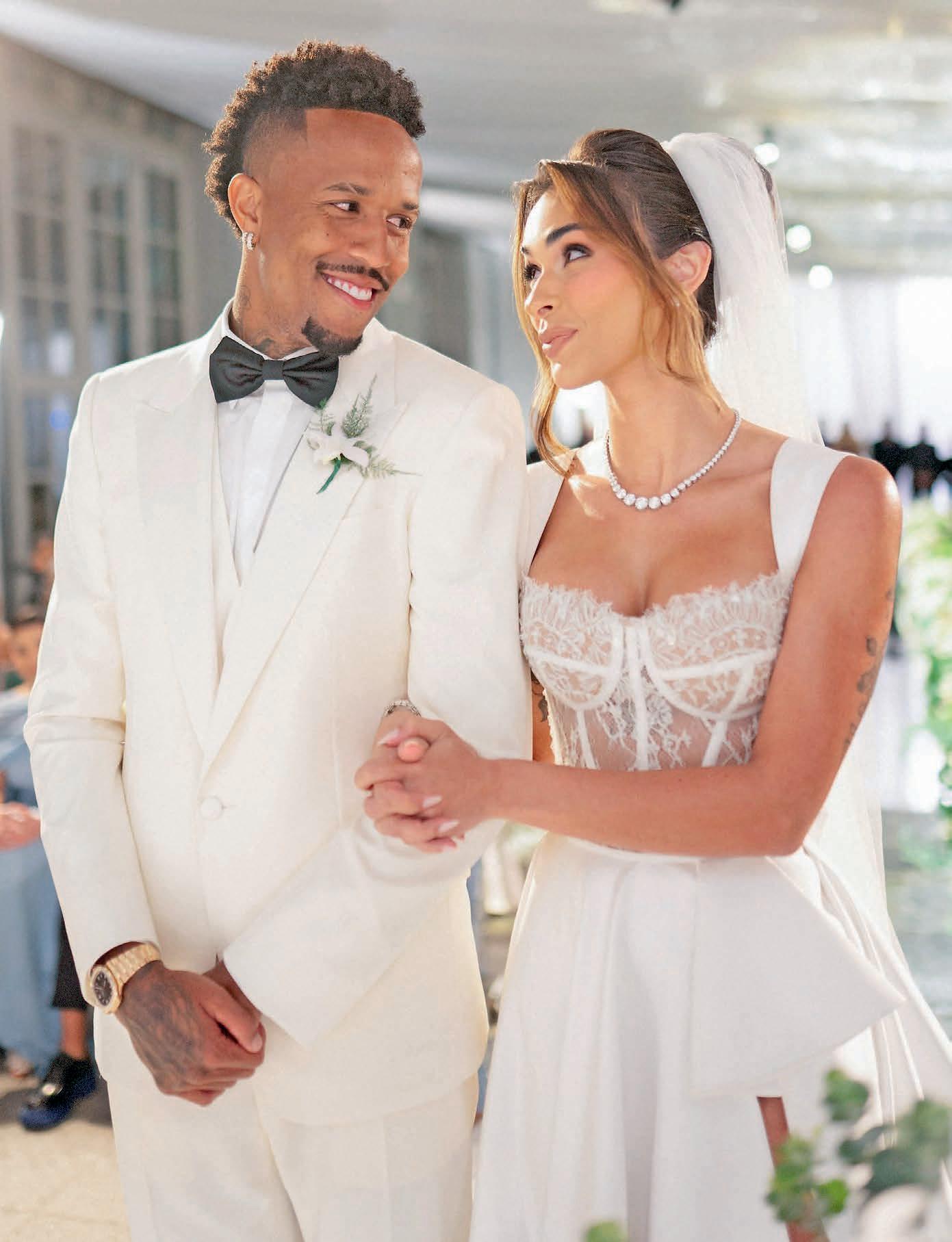 La emotiva boda de Eder Militao con la influencer Tainá Castro