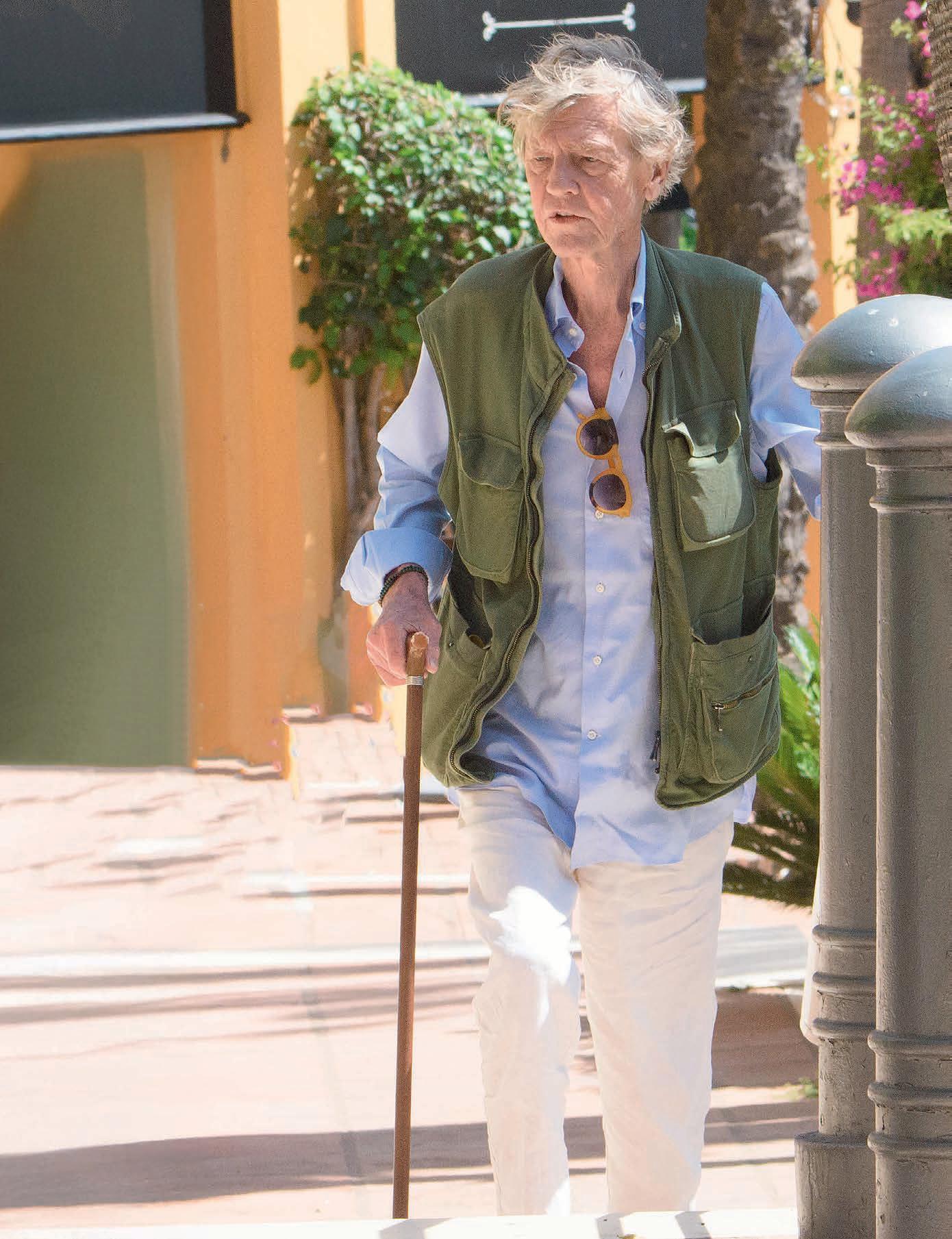 Ernesto de Hannover se recupera en Marbella junto a Claudia
