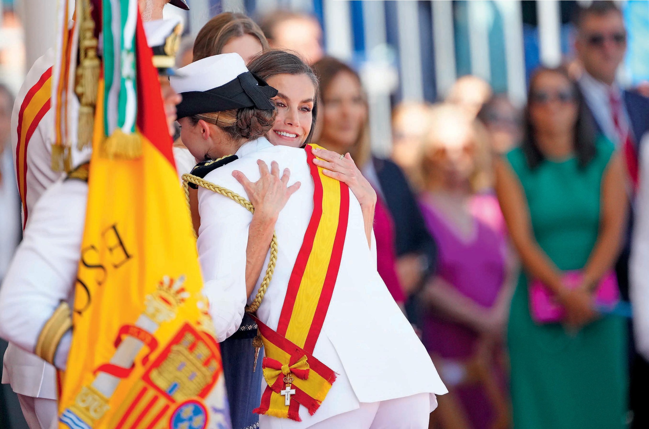 La Familia Real arropa a la Princesa Leonor en su despedida de Marín