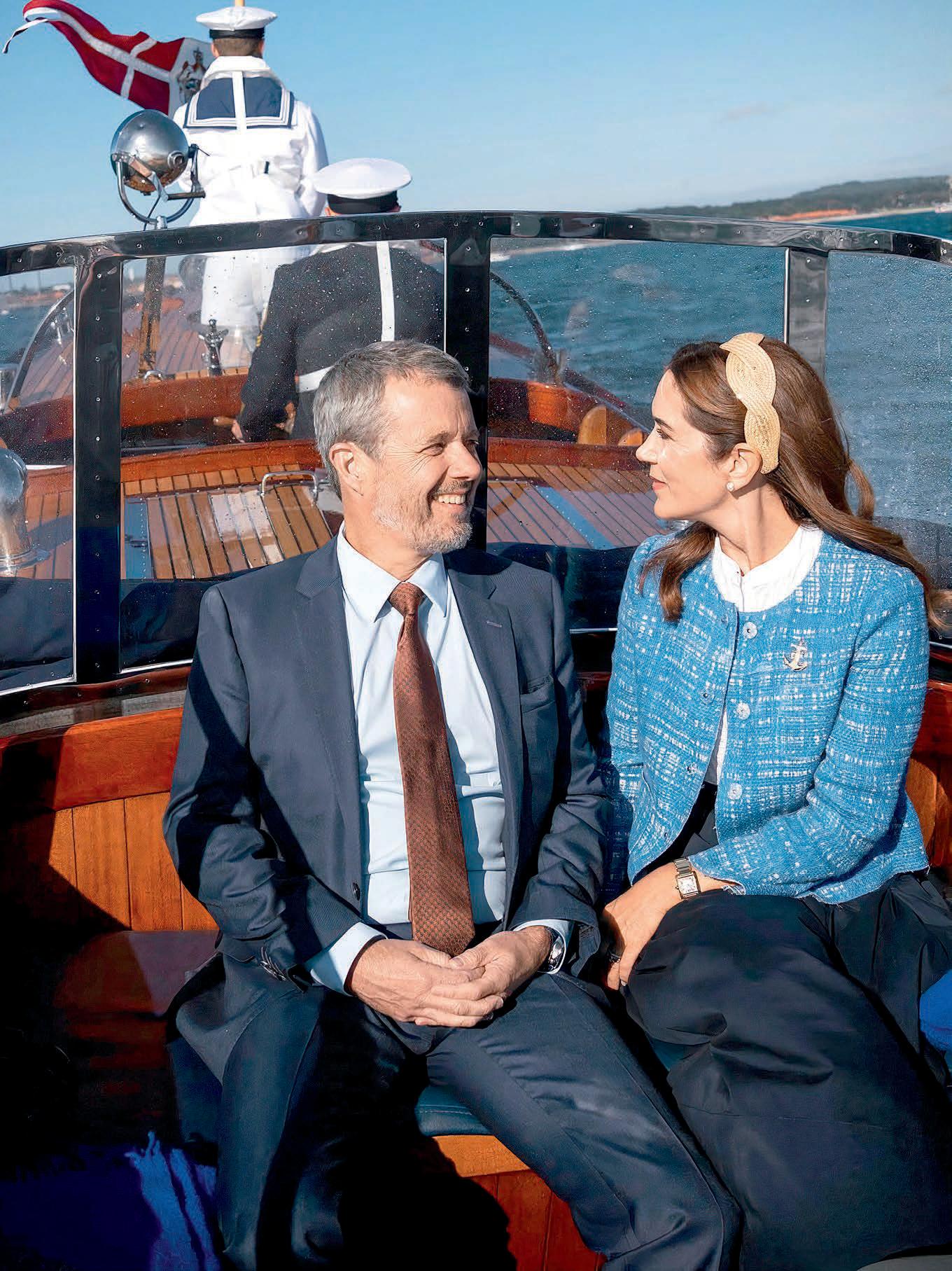 Federico y Mary, crucero de fin de verano