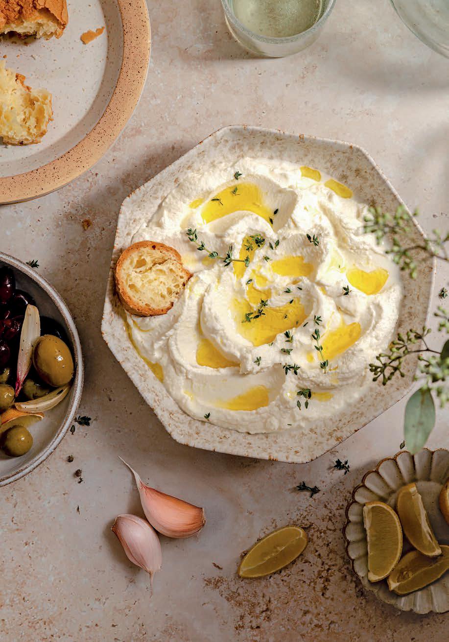 Crema de ricotta con hierbas