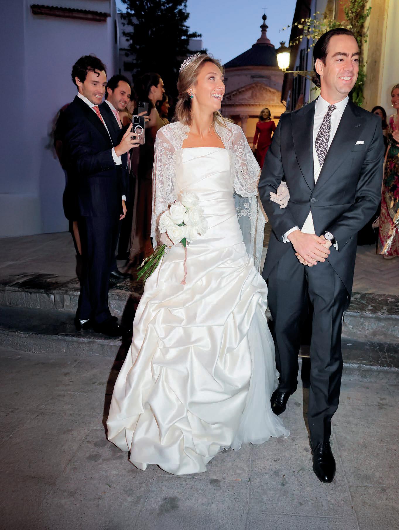 Hugo Hernández-Mancha y María Luisa Arróspide, una boda con sabor cordobés