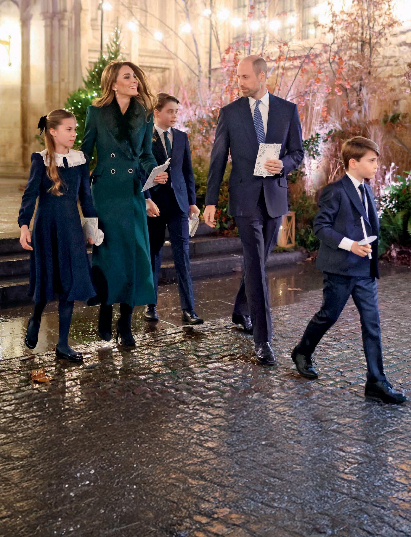 Los príncipes de Gales reaparecen en familia por Navidad