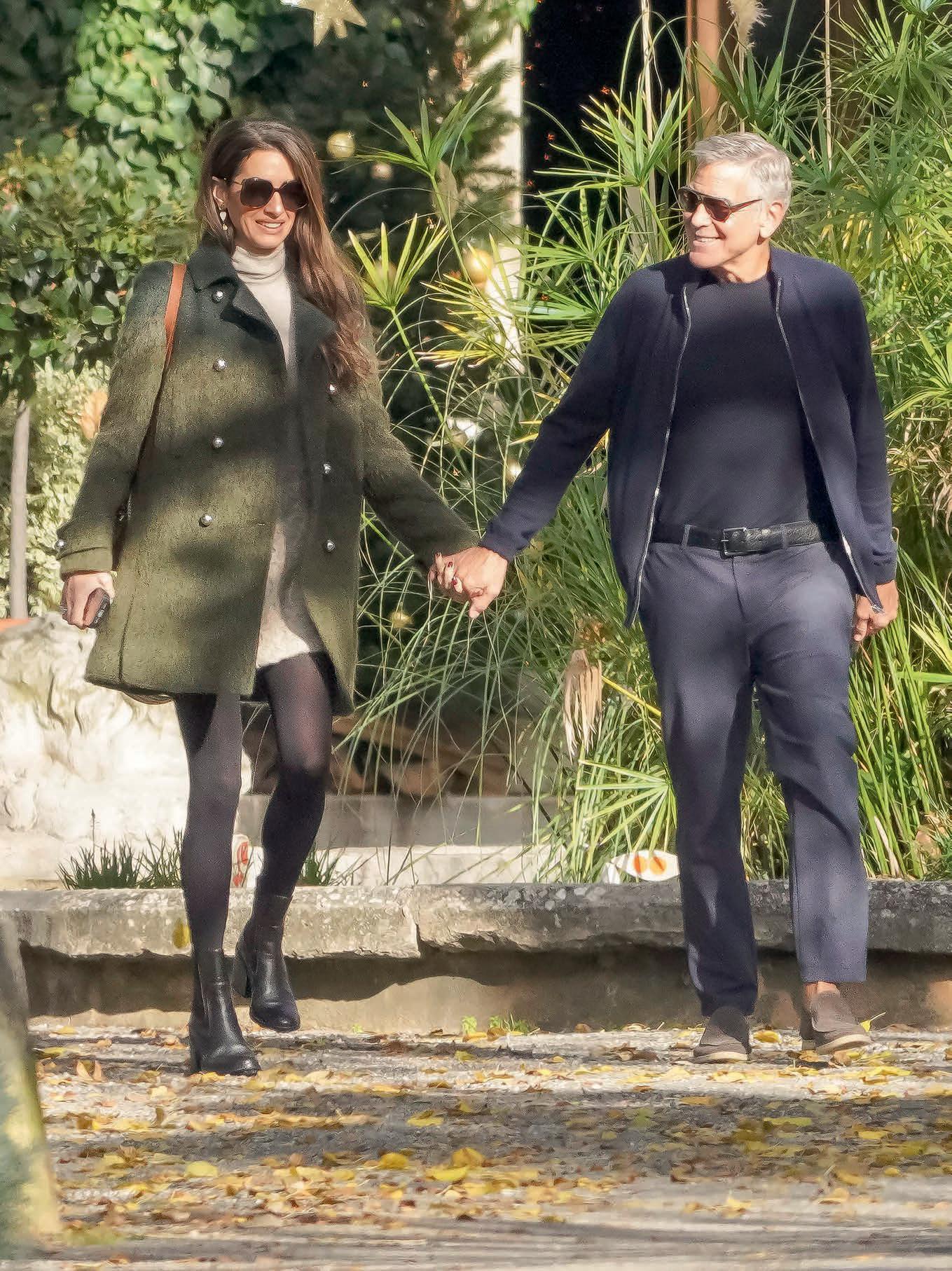 George y Amal Clooney, romántica escapada para dos
