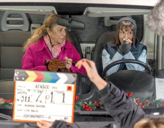 El "atasco navideño" de Lolita Flores