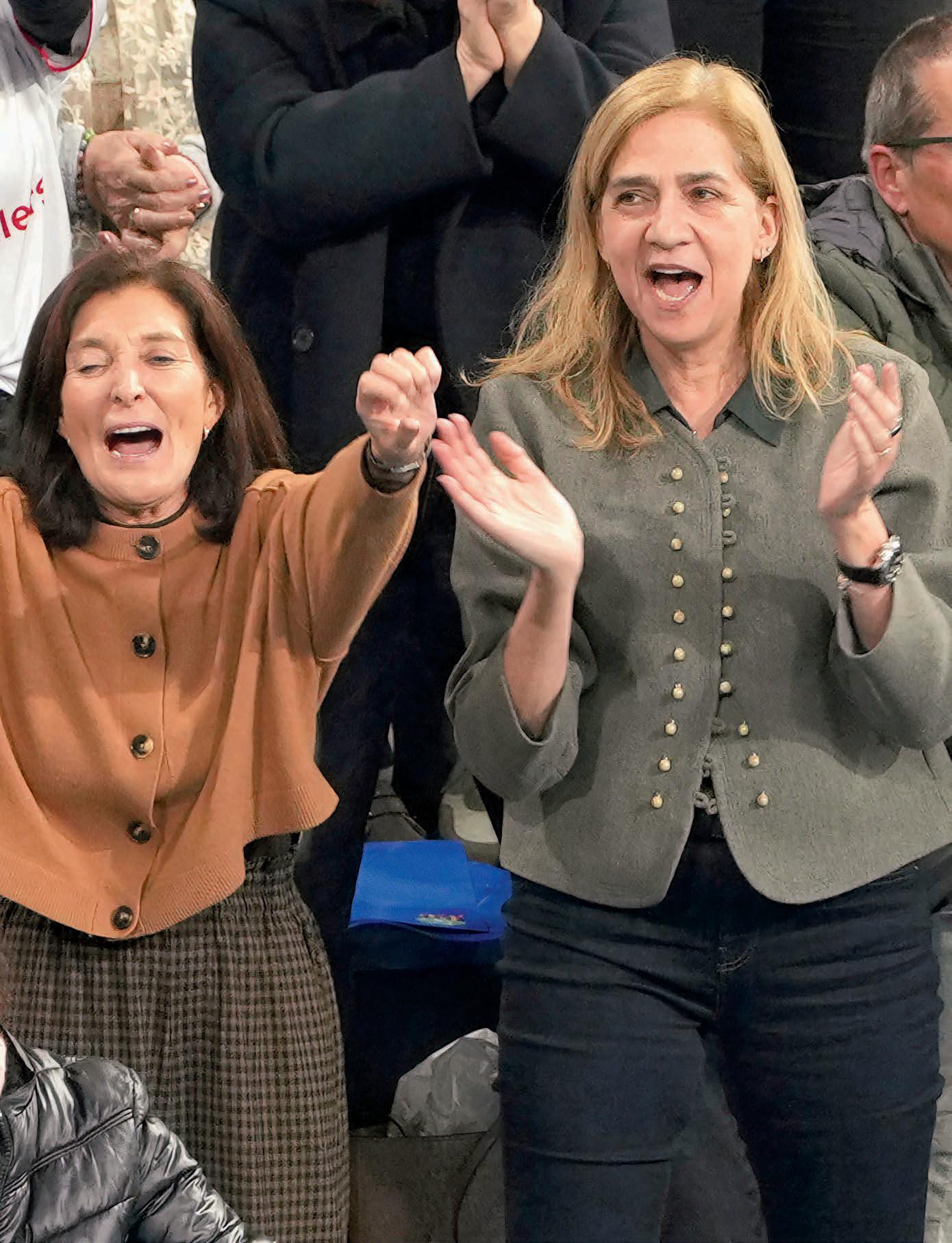 Cristina e Iñaki, juntos tras las emotivas palabras de él
