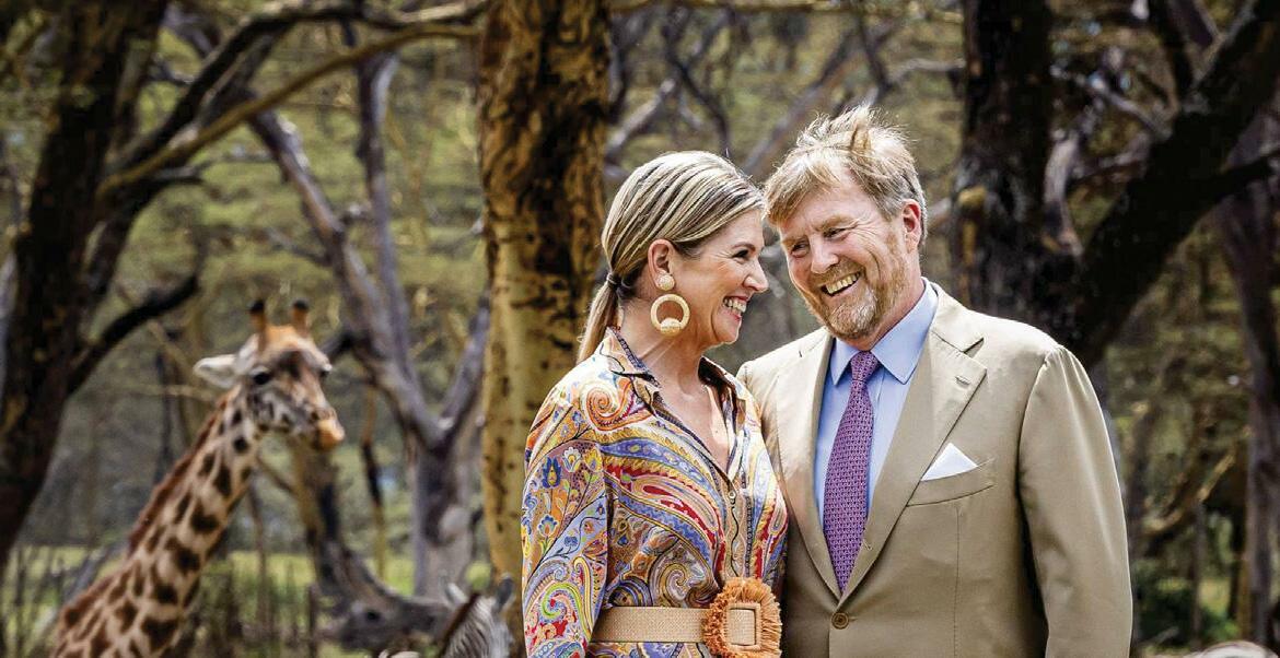 LOS REYES GUILLERMO Y MÁXIMA VIVEN SUS «MEMORIAS DE ÁFRICA»>, ENTRE CEBRAS, JIRAFAS Y ZAFIROS
