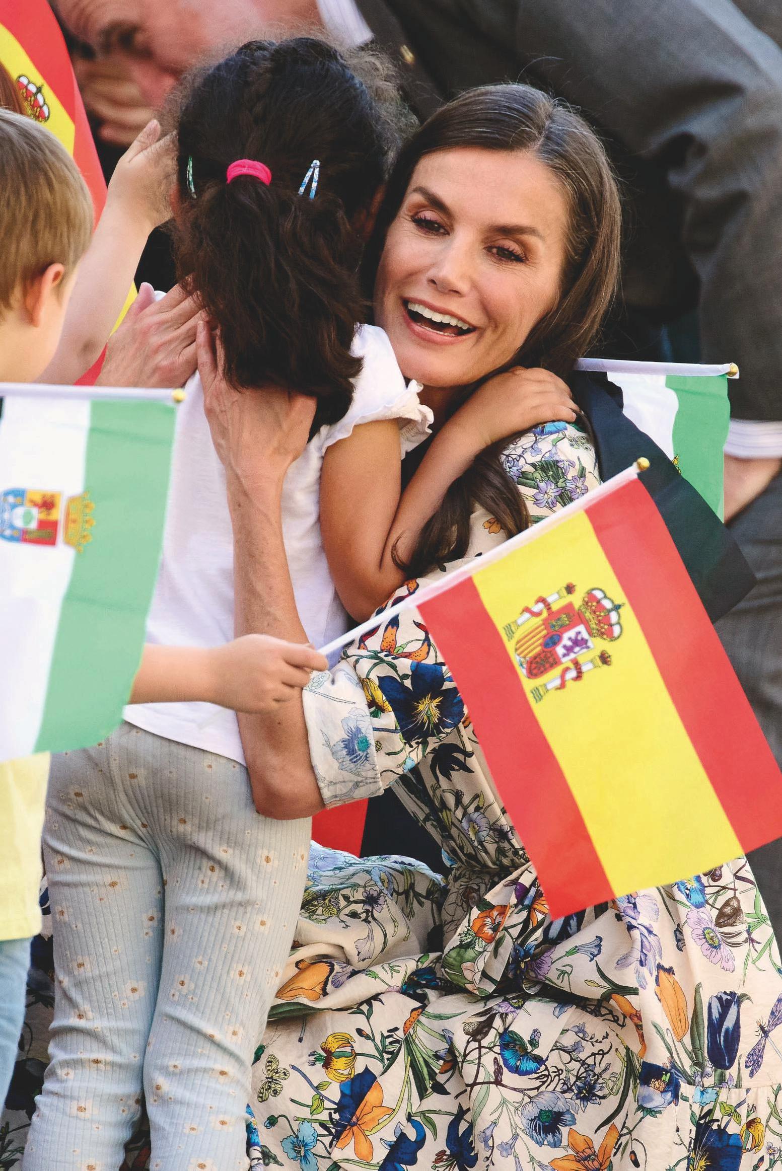 DOÑA LETIZIA LA REINA MÁS ESPONTÁNEA, EN GUADALUPE