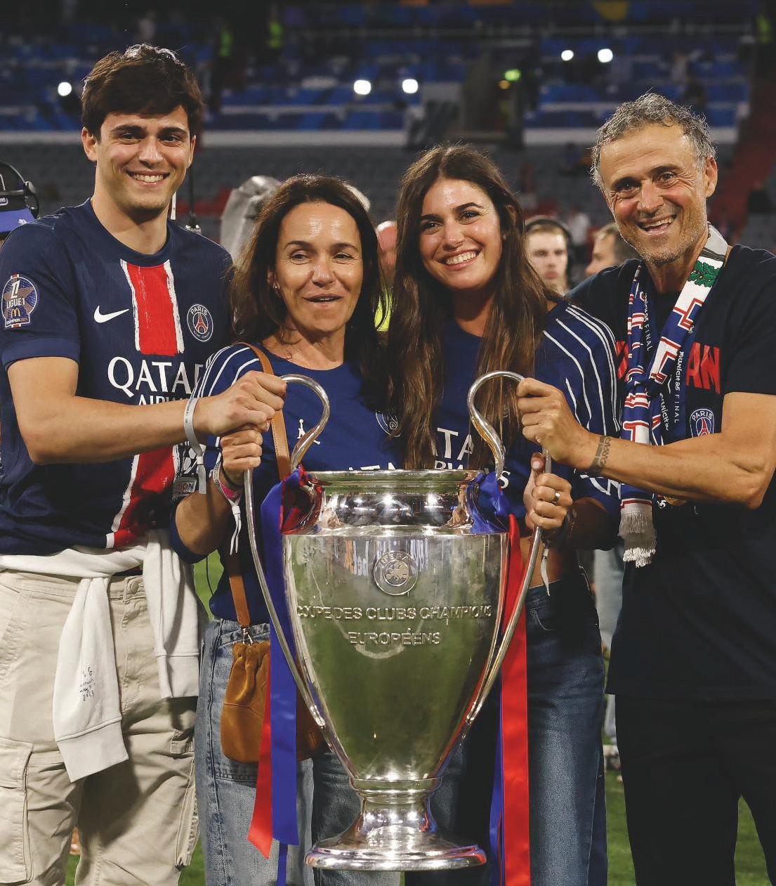 EL EMOTIVO HOMENAJE DE LUIS ENRIQUE A SU HIJA XANA, TRAS CONQUISTAR SU PRIMERA CHAMPIONS CON EL PSG