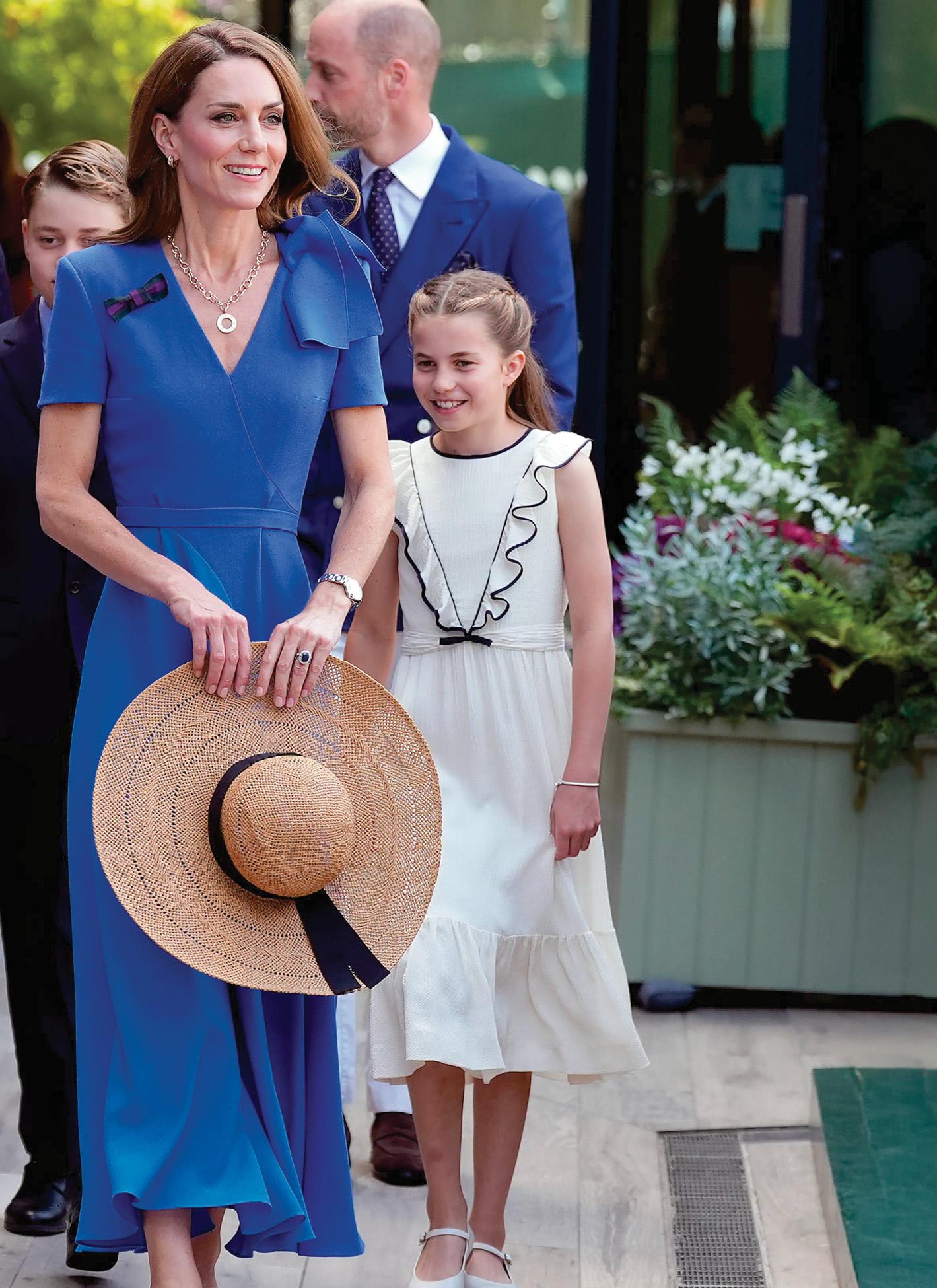FELIPE VI Y LOS PRÍNCIPES DE GALES SE ENCUENTRAN EN WIMBLEDON: DEL SALUDO CON CHARLOTTE AL APOYO INCONDICIONAL A ALCARAZ