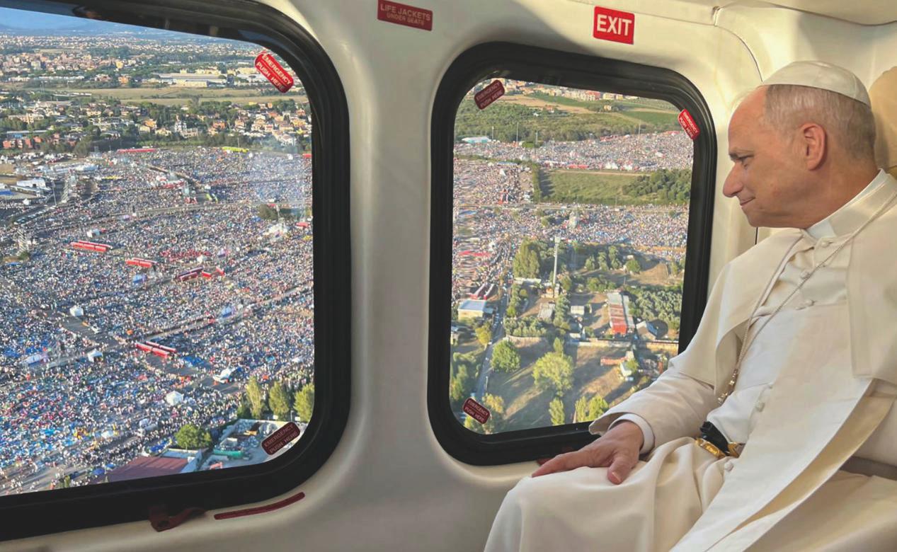 EL  DEL PAPA LEON XIV BAÑO DE MULTITUDES, EN SU PRIMER JUBILEO DE LOS JÓVENES