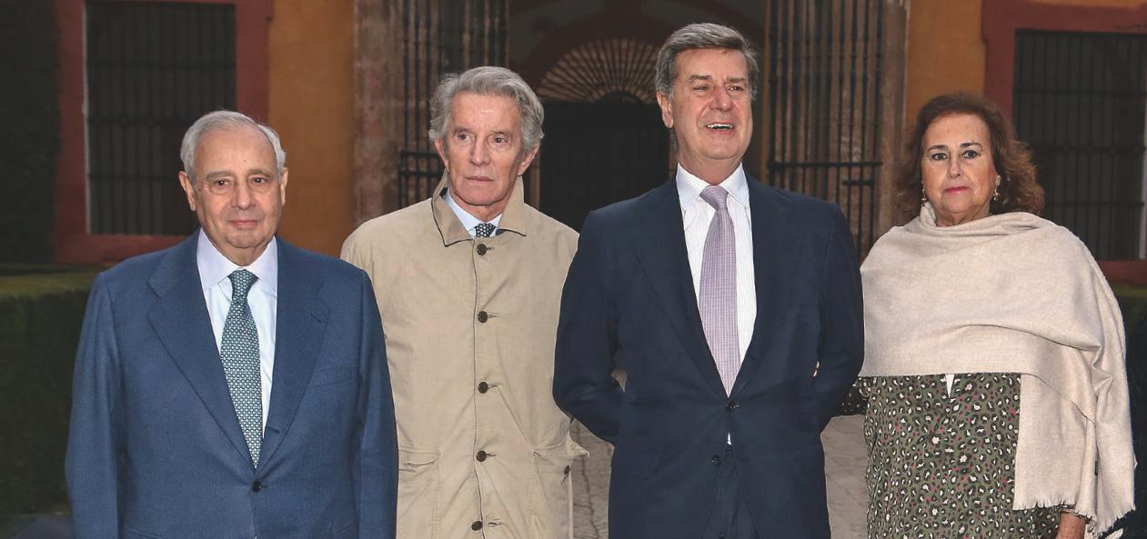 CAYETANO MARTÍNEZ DE IRUJO Y BARBARA MIRJAN PRIMERA APARICIÓN PÚBLICA TRAS SU BODA, EN LA PRESENTACIÓN DEL CENTENARIO DE LA DUQUESA DE ALBA