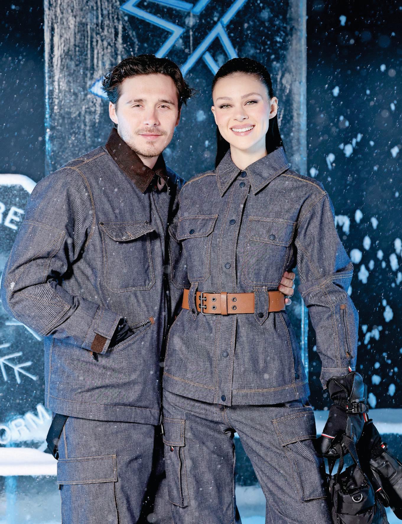 BROOKLYN AND NICOLA DOUBLE UP IN THE SNOW