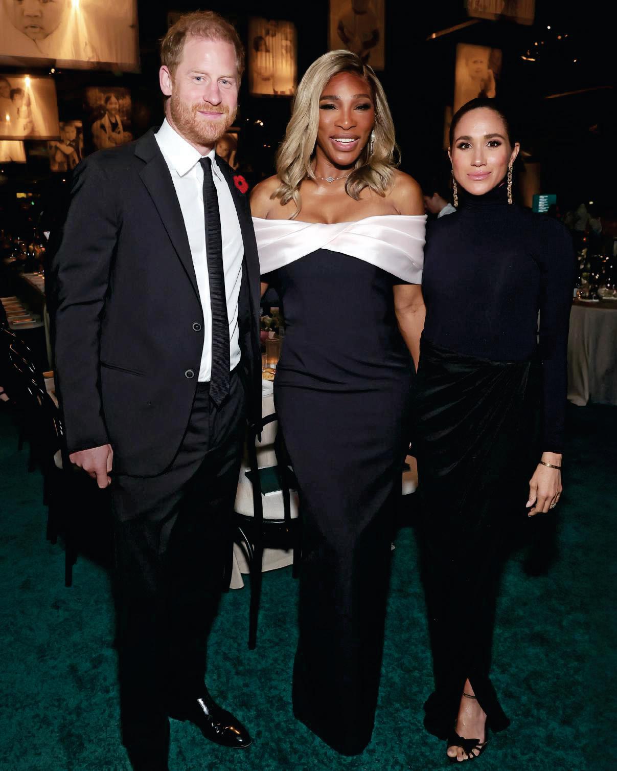 ACE NIGHT OUT FOR SUSSEXES AND SERENA