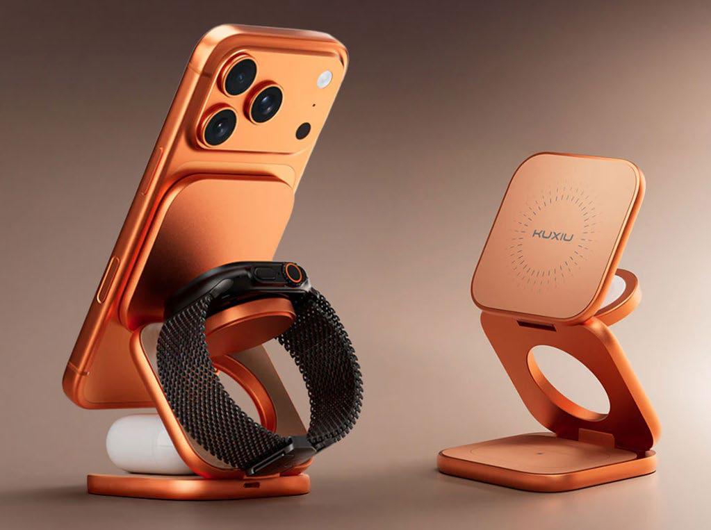 KUXIU X40 TURBO 25W WIRELESS CHARGING STATION: TINY CHARGER HITS TOP SPEEDS