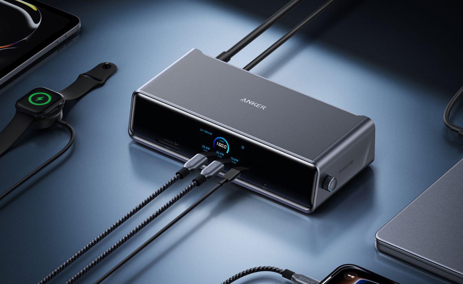 Anker Prime 14-in-1 Triple Display DisplayLink Docking Station: Triple-display, fast-charging USB-C dock