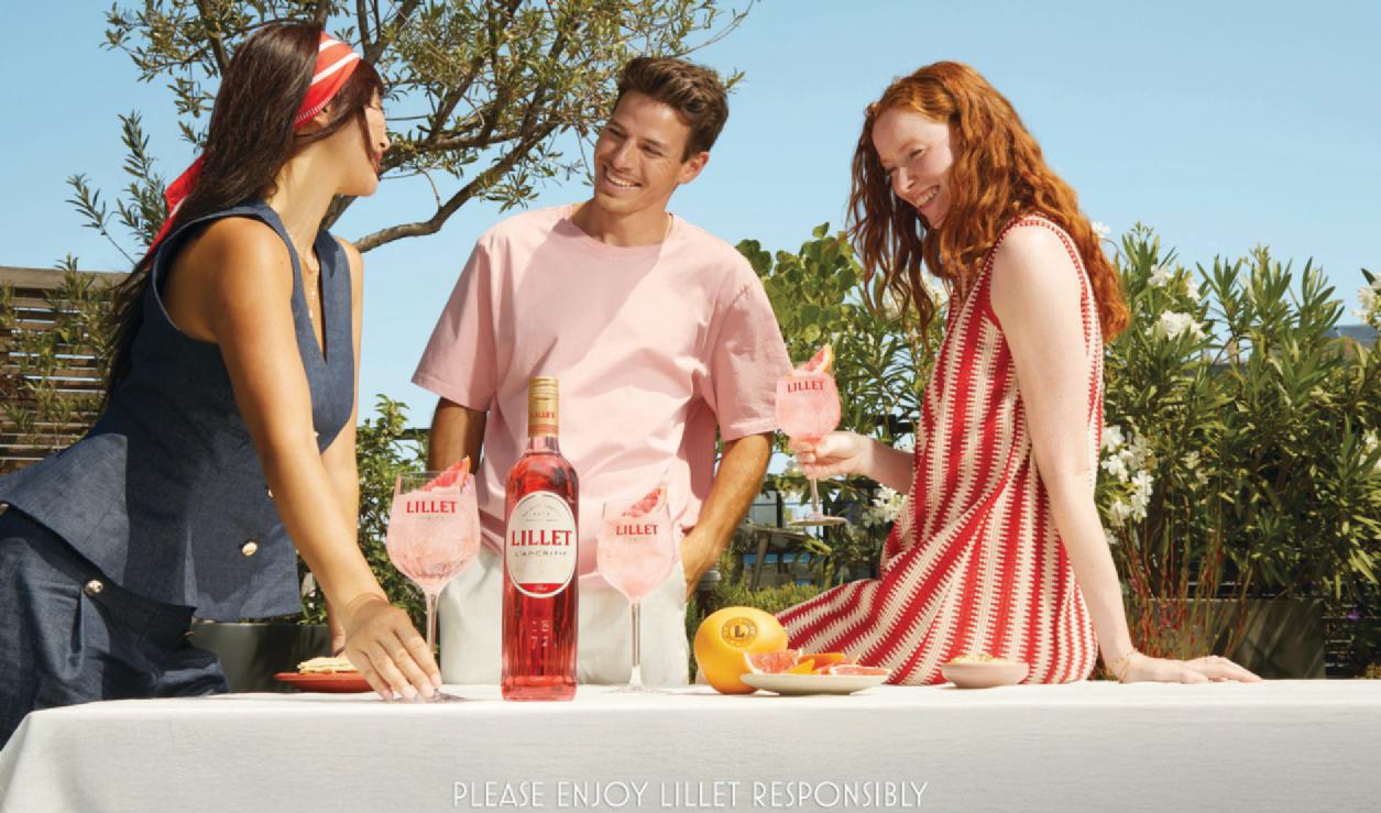 LILLET ROSÉ: LA ELEGANCIA SERVIDA EN UNA COPA