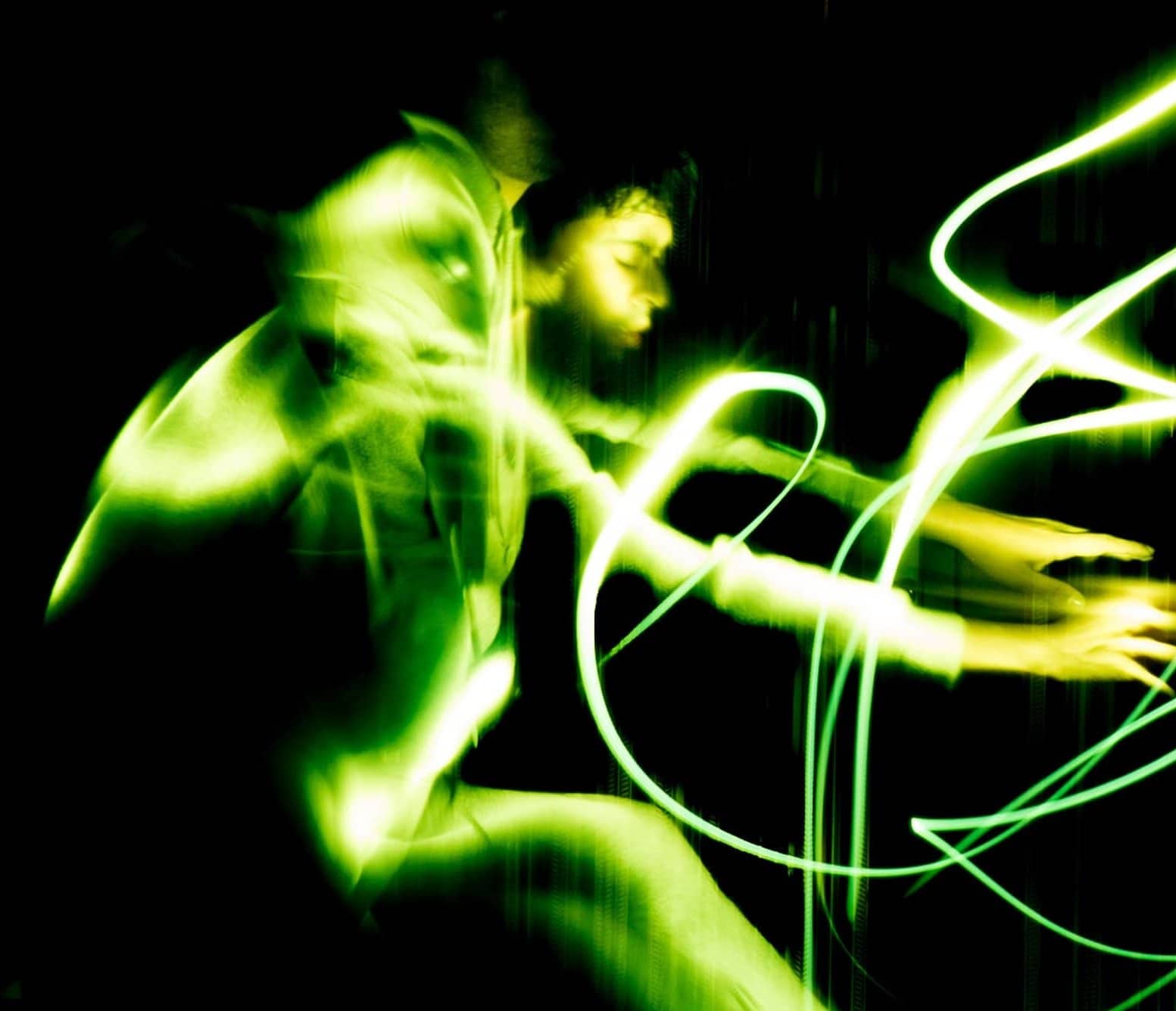 Light painting in my safe zone