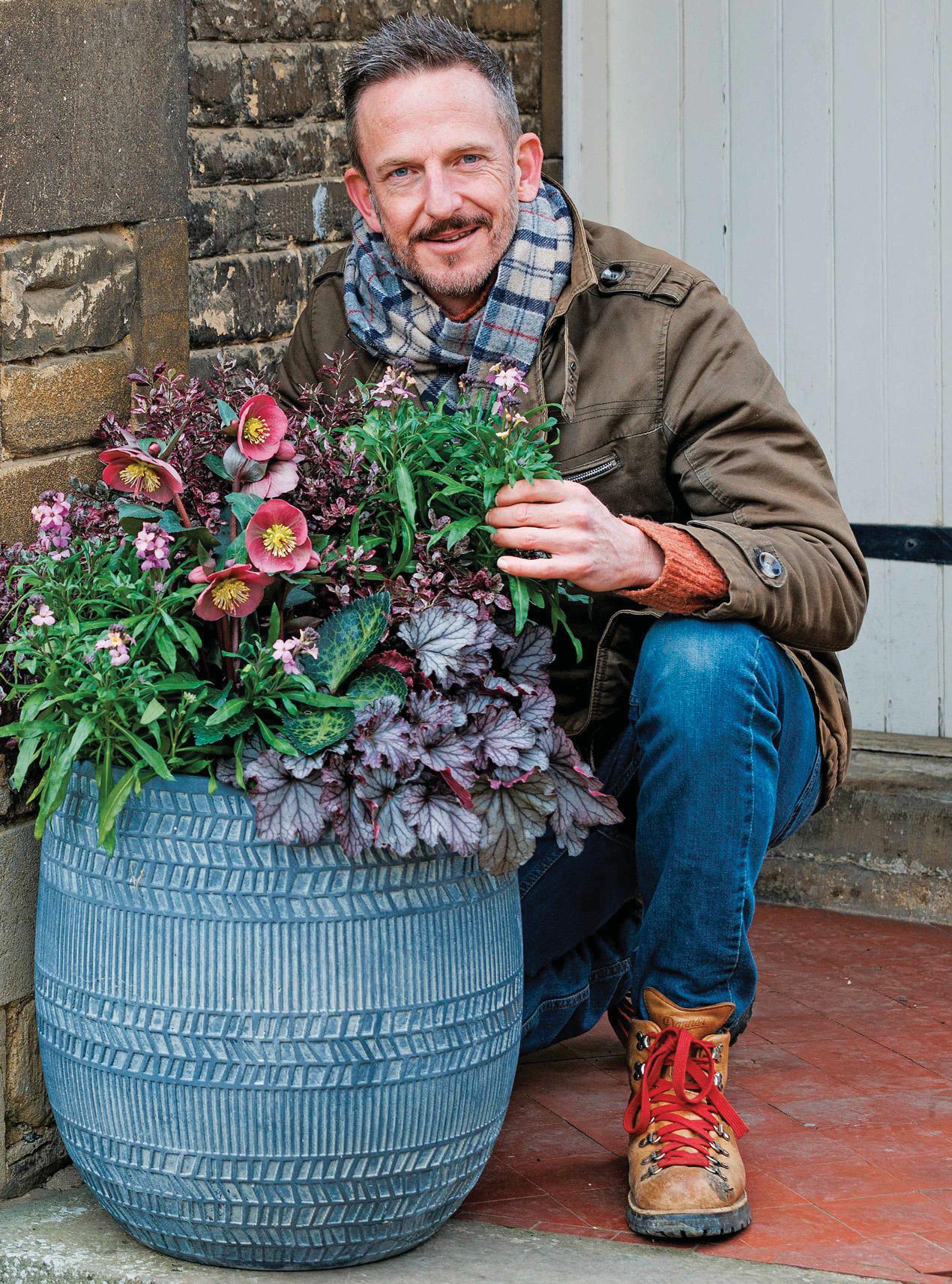 Potting on a winter show