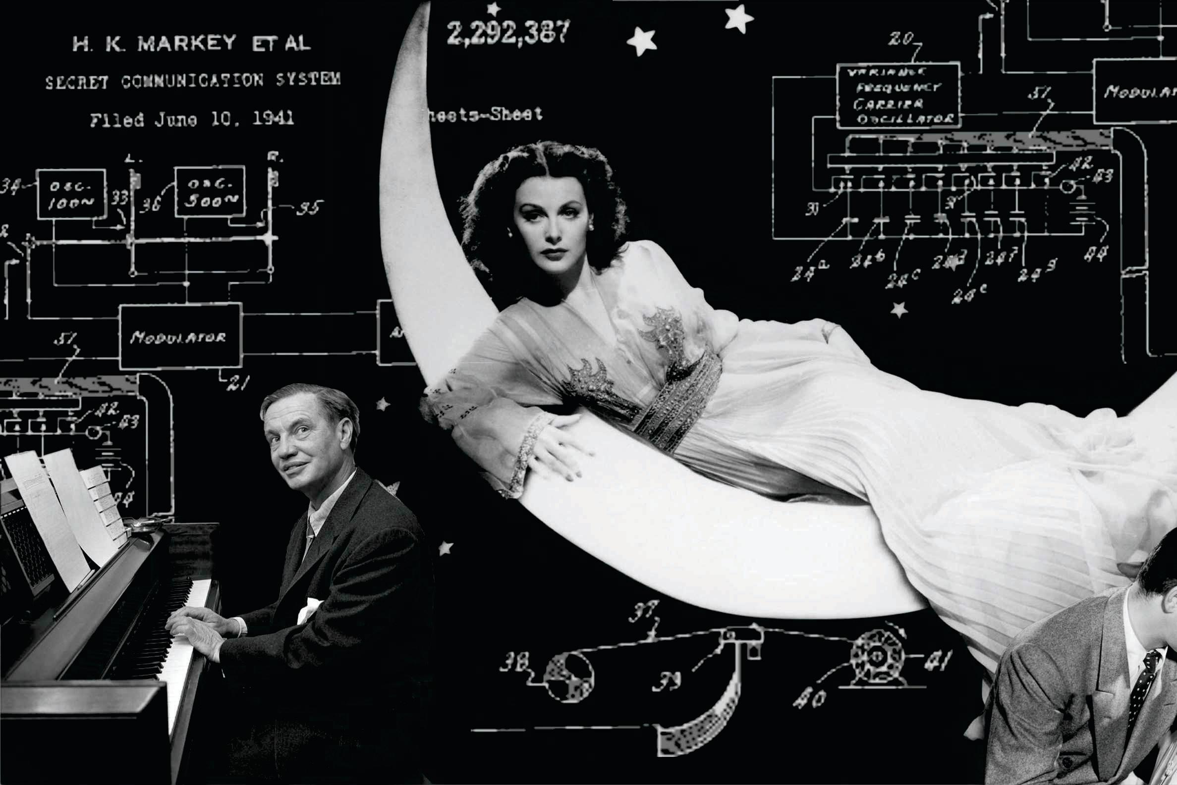 Movie star Hedy Lamarr patents the forerunner of wi-fi