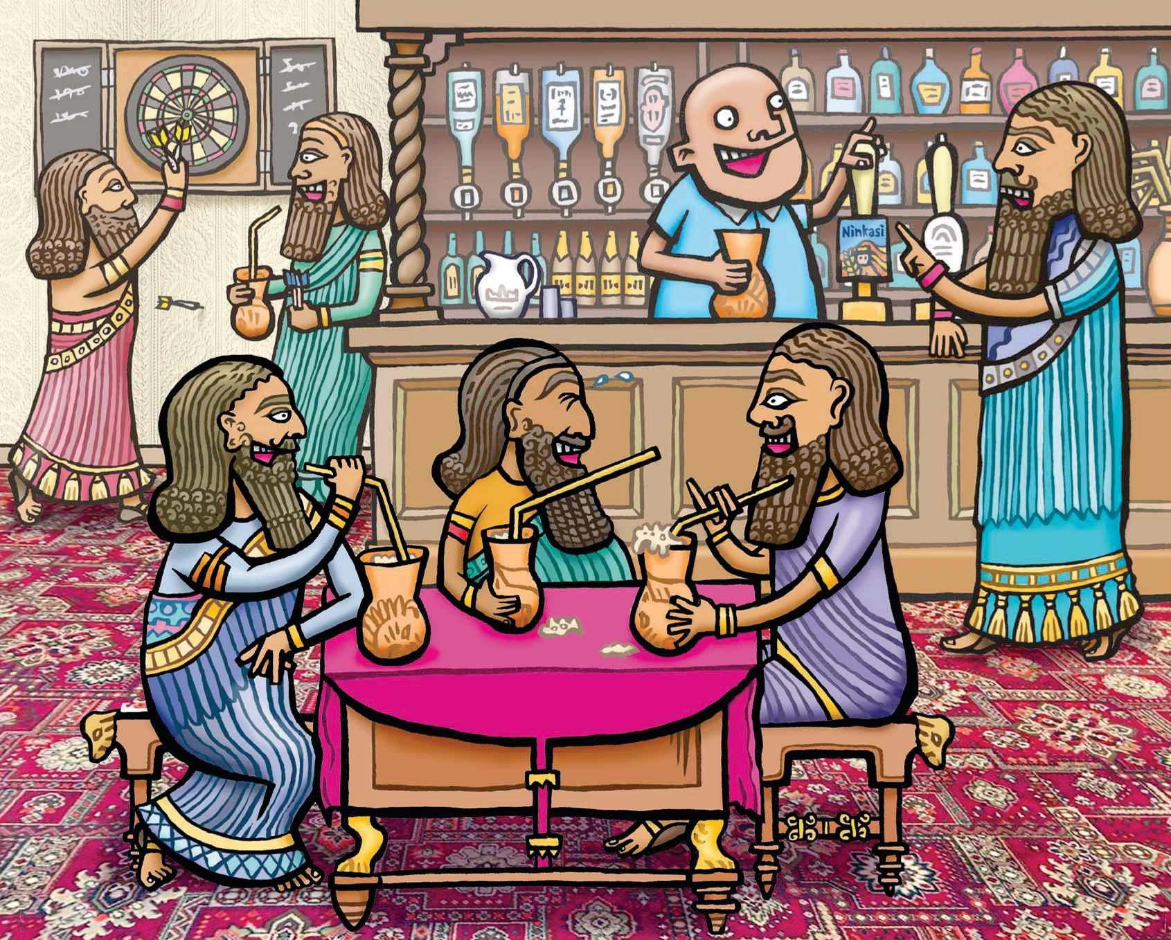 What was the first ever beer recipe, and how did it taste?