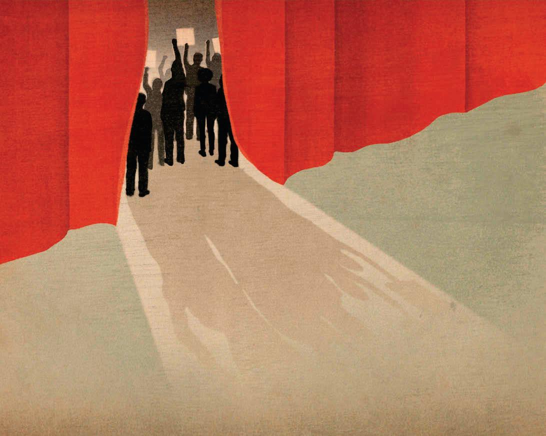 “Protests are political theatre, and public squares are their grand stages”