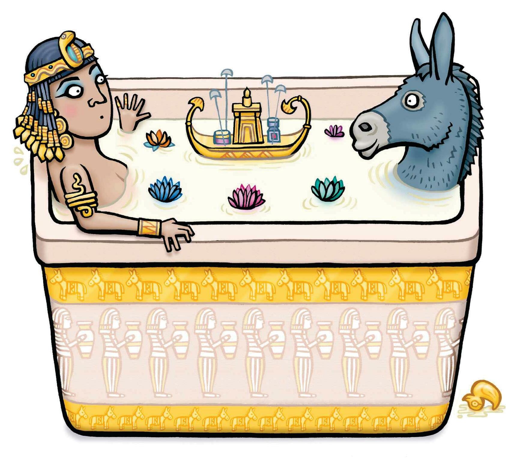 Did Cleopatra bathe in donkey milk?