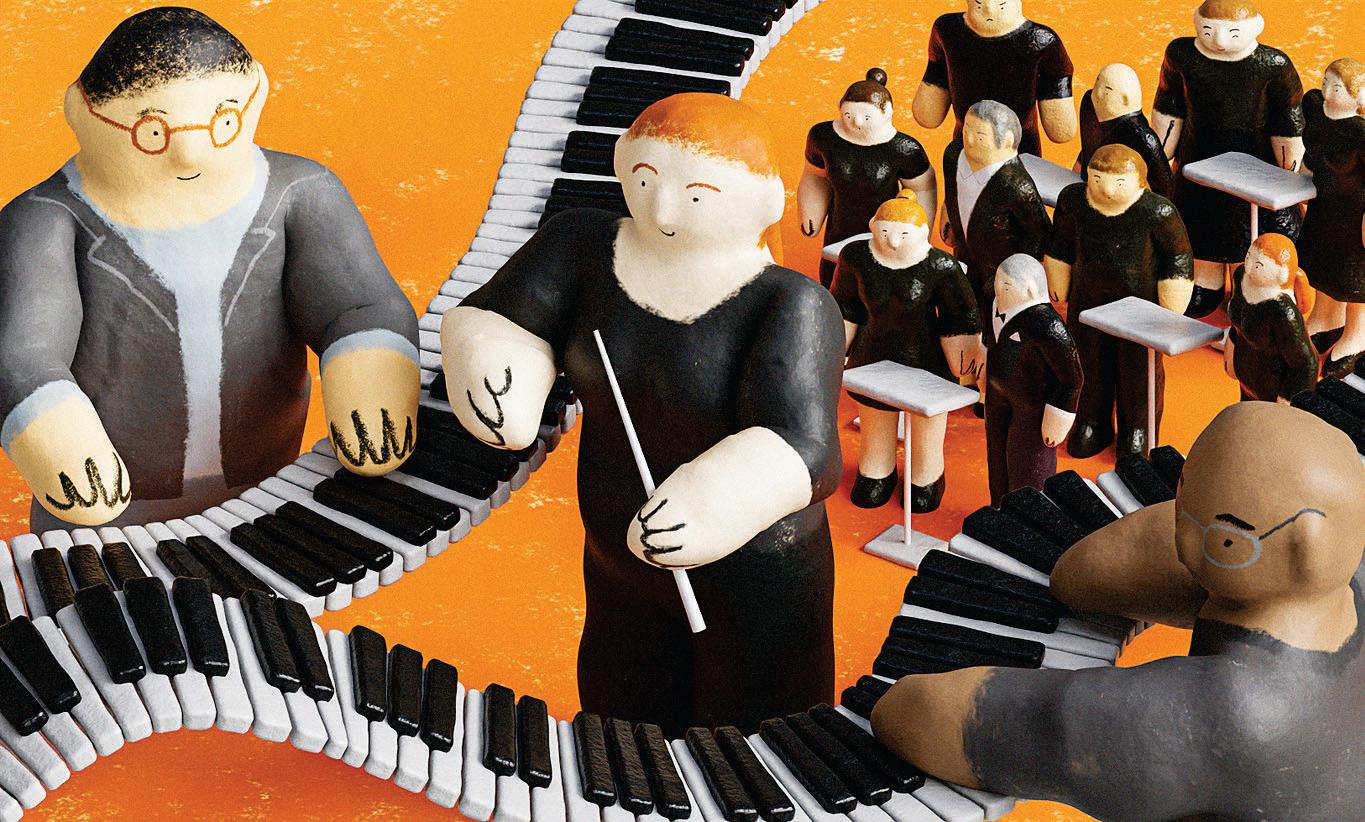 Tallis Scholars Mass, Star Pianists
