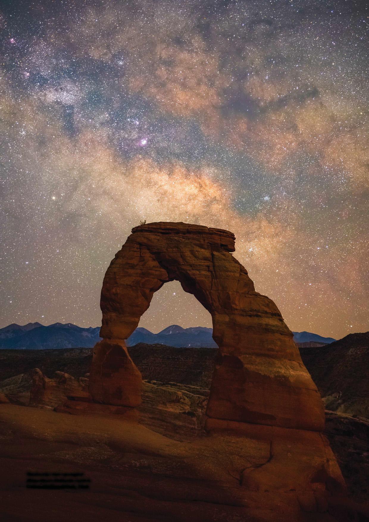 Stargazing in Utah the darkest state