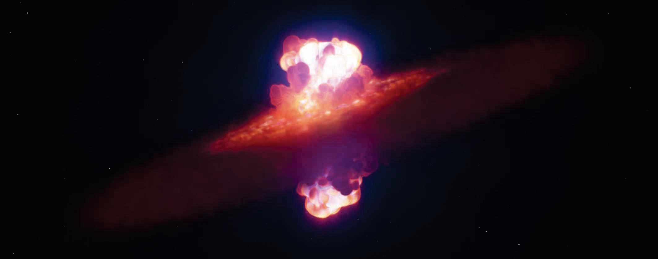 Star's death captured as it happened