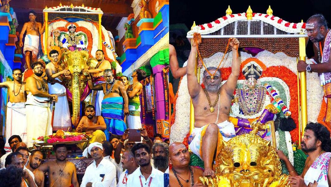 ఆది దంపతుల కళ్యాణం కమనీయం.