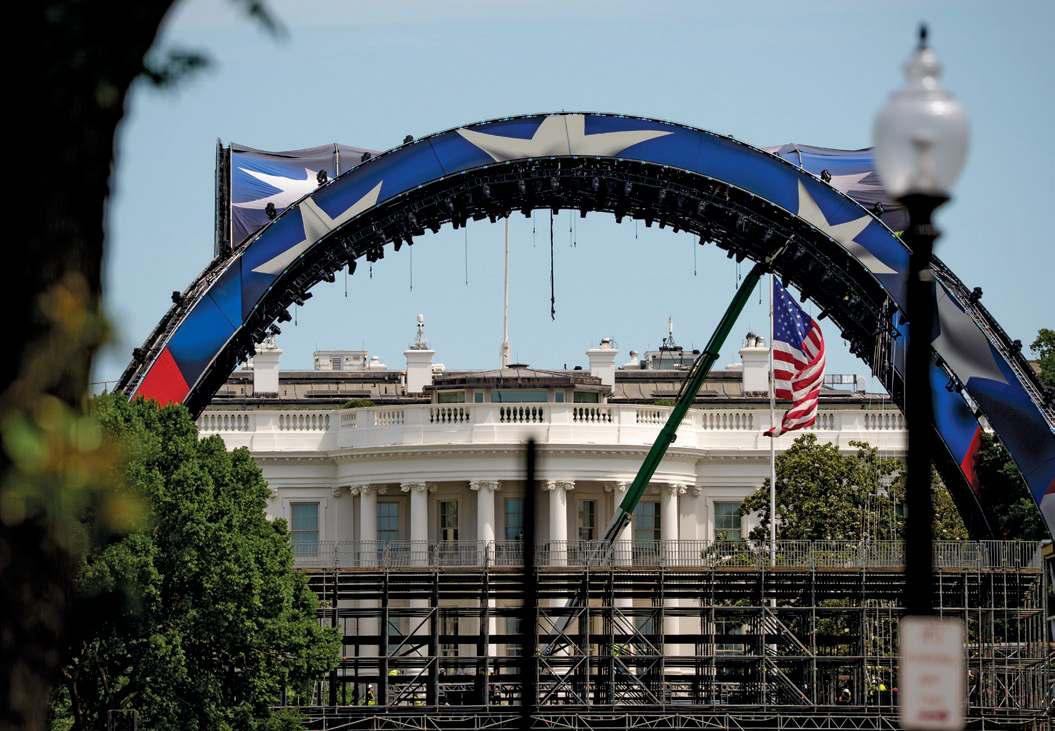 PRESIDENTIAL PUNCHES AND PAGEANTRY