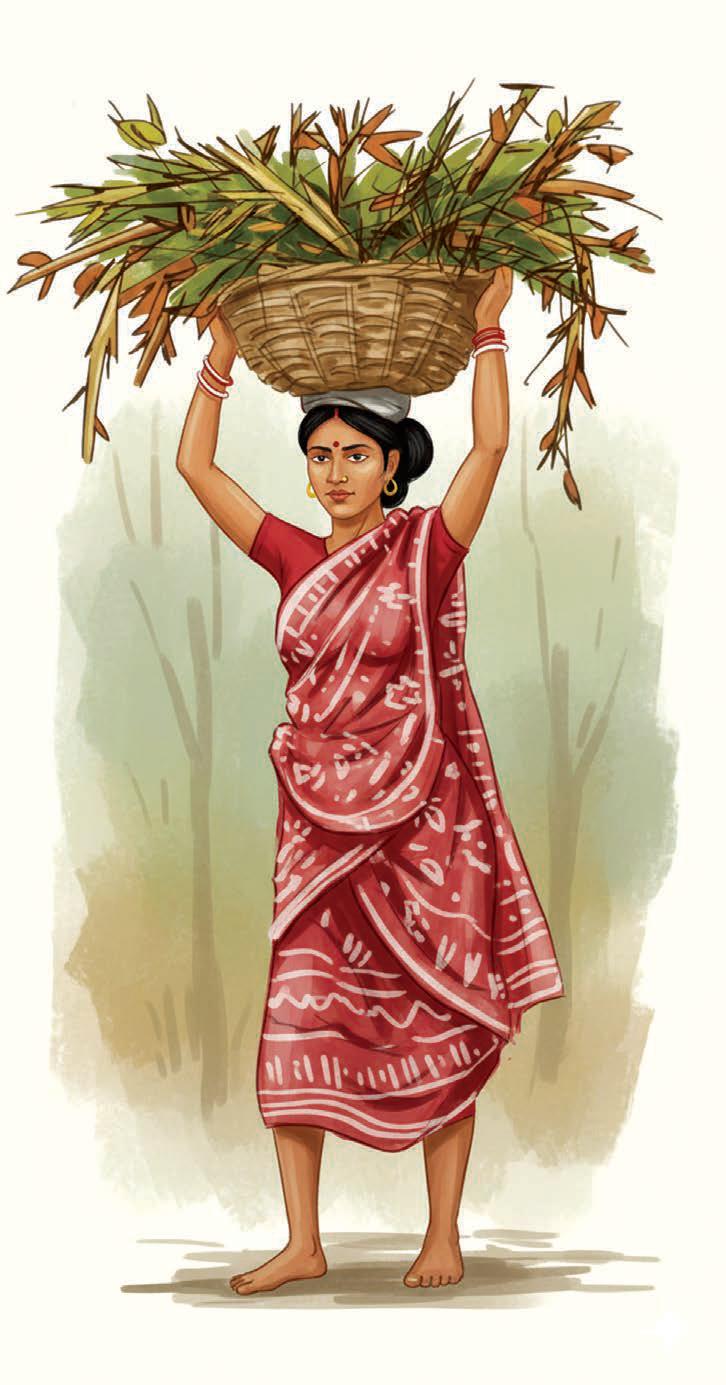 কাঠের বোঝা