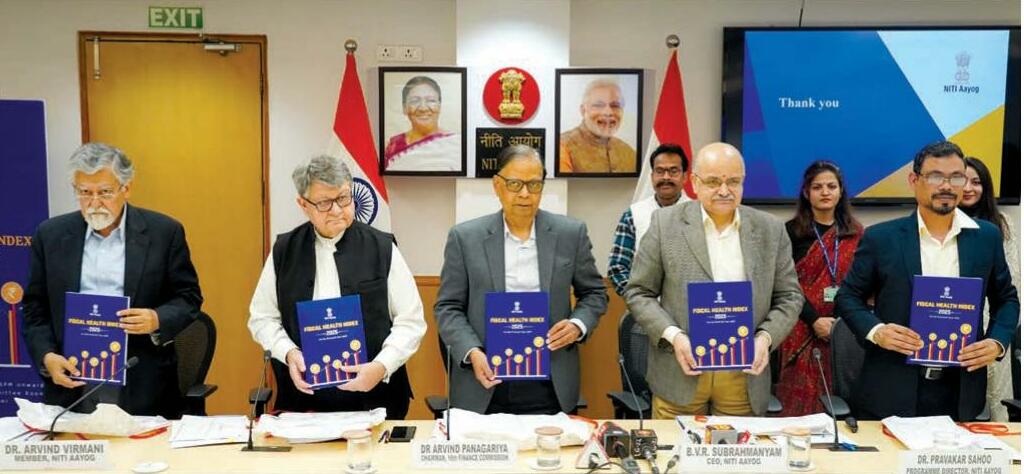 NITI Aayog launches the "Fiscal Health Index 2025"