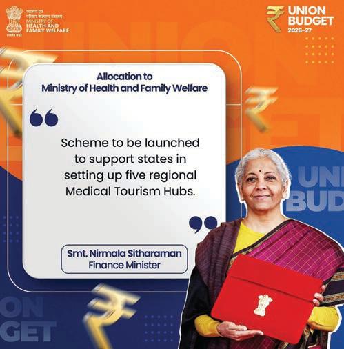 A strong push from the centre to promote India's emerging medical and wellness tourism Sector