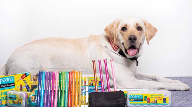 THE DOG WHO PAINTS, THE AMBASSA-DOG!